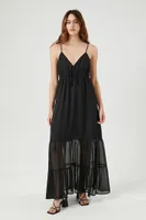 Women's Ruffle-Trim Cami Maxi Dress