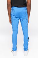 Men Utility Cargo Joggers in Blue Large