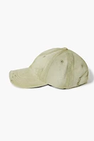 Distressed Baseball Cap in Sage