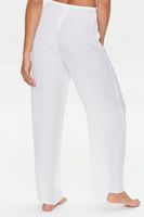 Women's Crisscross Pajama Pants in Ivory Small