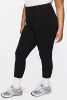 Women's Organically Grown Cotton Leggings in Black, 1X