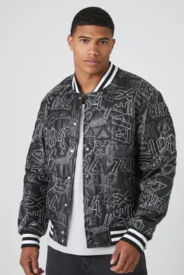 Las Vegas Raiders - JH Design Reversible Fleece Jacket with Faux Leather Sleeves - Black/White X-Large