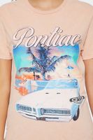 Women's Pontiac Graphic Mineral Wash T-Shirt in Pink, M/L