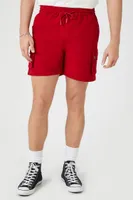 Men Drawstring Cargo Shorts