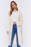 Women's Open-Front Longline Cardigan Sweater