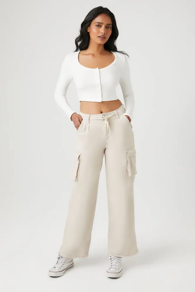 Forever 21 White Pants, Women's Fashion, Bottoms, Other Bottoms on Carousell
