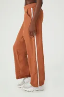 Women's Active Contrast Zip-Up Pants in Chestnut, XS