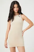 Women's Velour Mini Tank Dress Pine Bark,