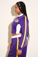 Women's Los Angeles Lakers Jacket in Purple, 1X