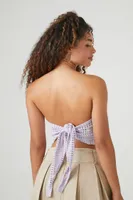 Women's Crochet Daisy Handkerchief Top