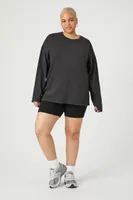 Women's Drop-Sleeve T-Shirt in Black, 1X