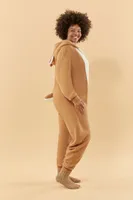 Women's Disney Bambi Pajama Jumpsuit Tan,