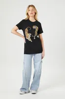 Women's Tiger Graphic T-Shirt Black