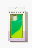 Neon Liquid Lava Case for iPhone 12 in Green