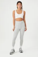 Women's Active High-Rise Leggings in Heather Grey Large