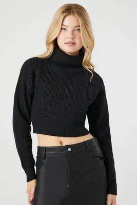 Women's Ribbed Turtleneck Sweater