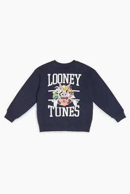 Kids Looney Tunes Pullover (Girls + Boys) Navy,