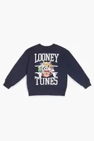 Kids Looney Tunes Pullover (Girls + Boys) in Navy, 11/12