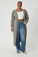 Women's Duster Cardigan Sweater in Goat, 0X