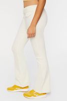 Women's Twill Mid-Rise Flare Pants in Vanilla Medium