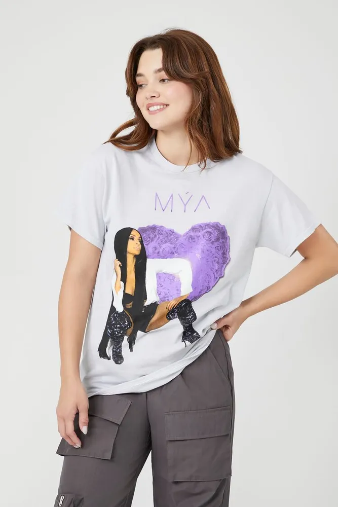 Women's Mya Graphic T-Shirt in Cream, M/L