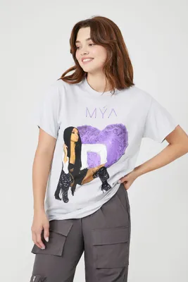 Women's Mya Graphic T-Shirt in Cream, S/M