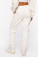 Women's Organically Grown Cotton Fleece Joggers in Vanilla, XL