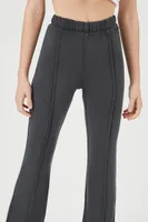 Women's High-Rise Flare Pants in Charcoal Small