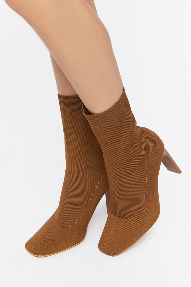 camel sock booties