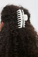 Claw Hair Clip in White