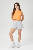 Women's Jersey-Knit Boxy Crop Top