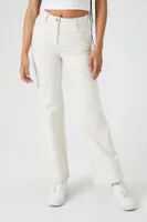 Women's Twill Striped Straight-Leg Pants