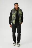 Men Cloud Wash Puffer Vest