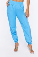 Women's Snap-Button Joggers in Azure Medium