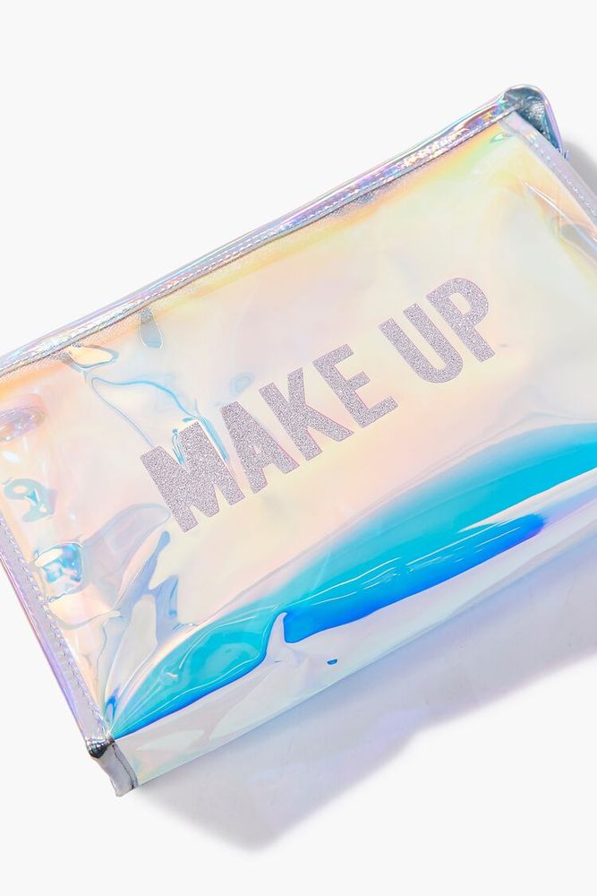 Make Up Graphic Makeup Bag in Blue