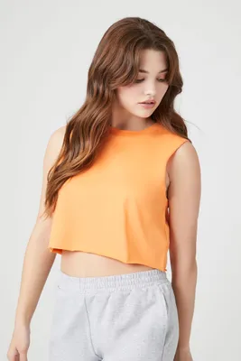 Women's Jersey-Knit Boxy Crop Top