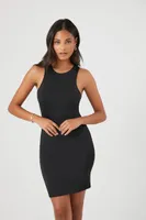 Women's Contour Mini Tank Dress in Black, XL