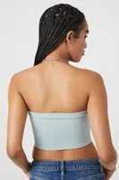 Women's Ponte Knit Curved-Hem Tube Top