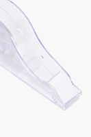 Double-Sided Body & Apparel Tape in White/Clear