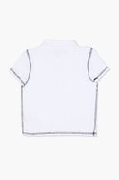 Girls Button-Front Shirt (Kids) White,