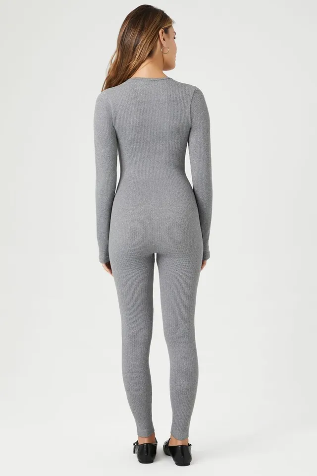 Active Corset Long-Sleeve Jumpsuit