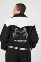 Women's Tennessee Bomber Jacket Black,