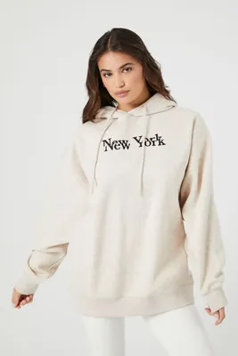 Women's Fleece New York Hoodie Birch