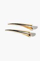 Alligator Hair Clips in Gold