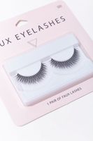 Wispy Crosshatch Faux Lashes in Black