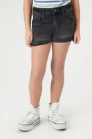 Girls Distressed Denim Shorts (Kids)