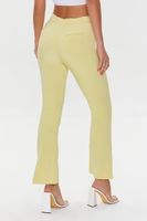 Women's Straight-Leg High-Rise Pants in Lime Large