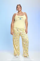 Women's Cinnamoroll Pajama Cami in Yellow, 2X