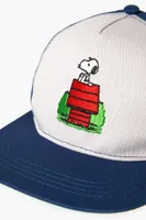 Kids Snoopy Snapback Cap (Girls + Boys) in Blue/Grey