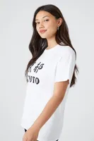 Women's Kyoto Graphic T-Shirt in White/Black, S/M